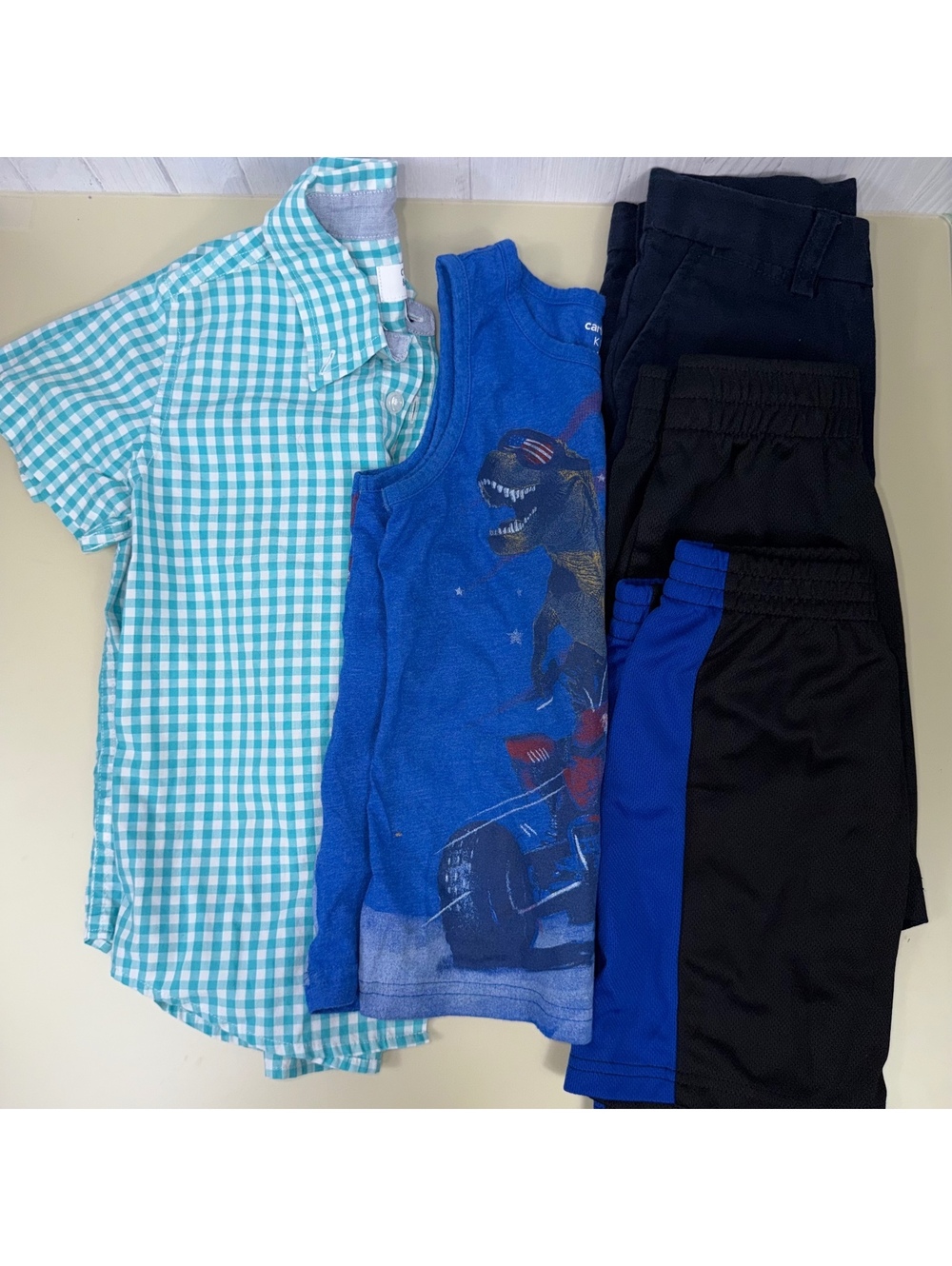 Boys Size 5 Clothing Lot Carter’s Adidas Hurley Polo